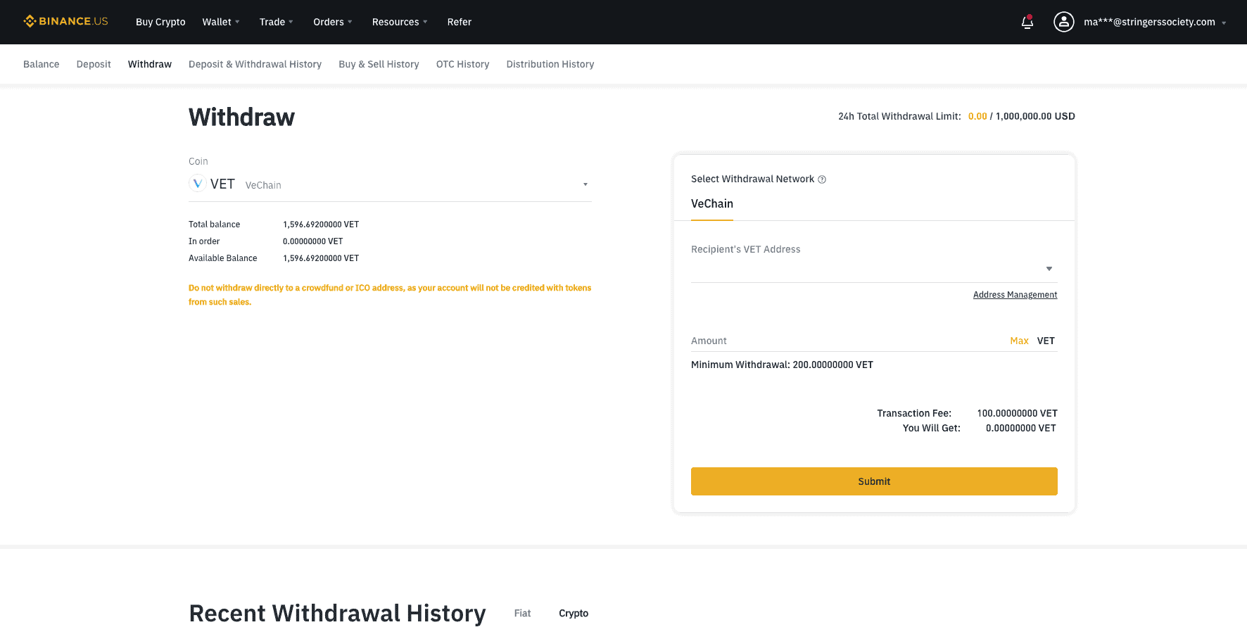 How To Transfer From Binance To Coinbase