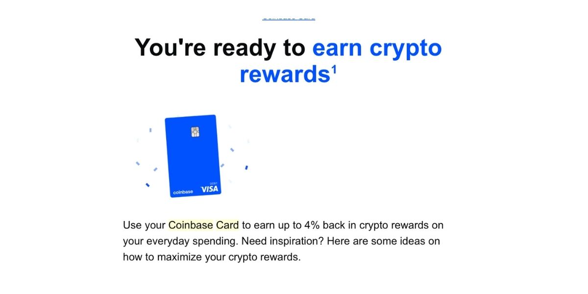 coinbase card benefits